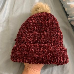 netted beanie hat (New)